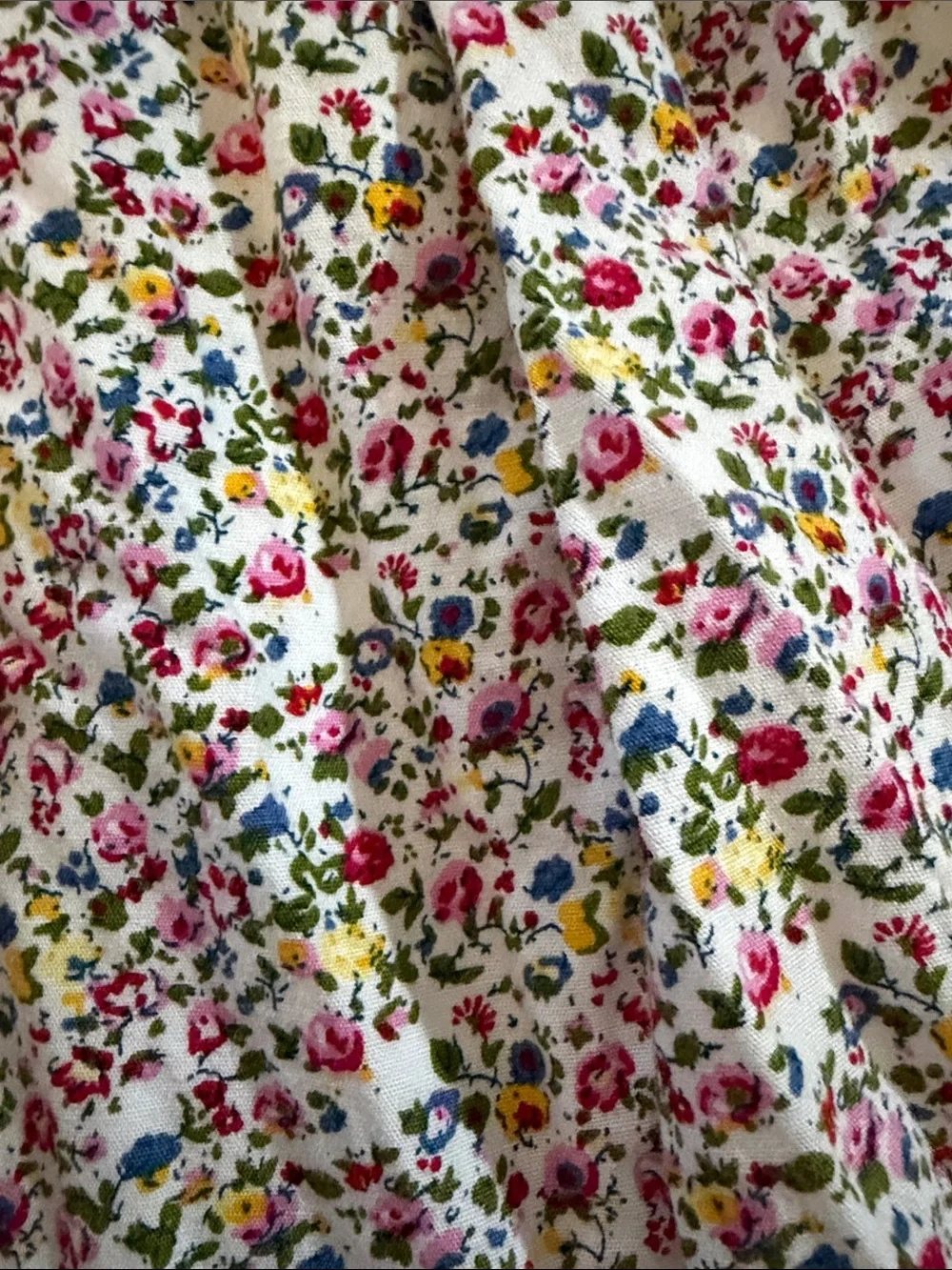 Laura Ashley Floral Ruffle Dress in Multi-Color